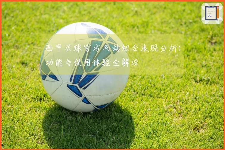 西甲买球官方网站综合表现分析：功能与使用体验全解读