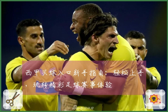 西甲买球入口新手指南：轻松上手，玩转精彩足球赛事体验